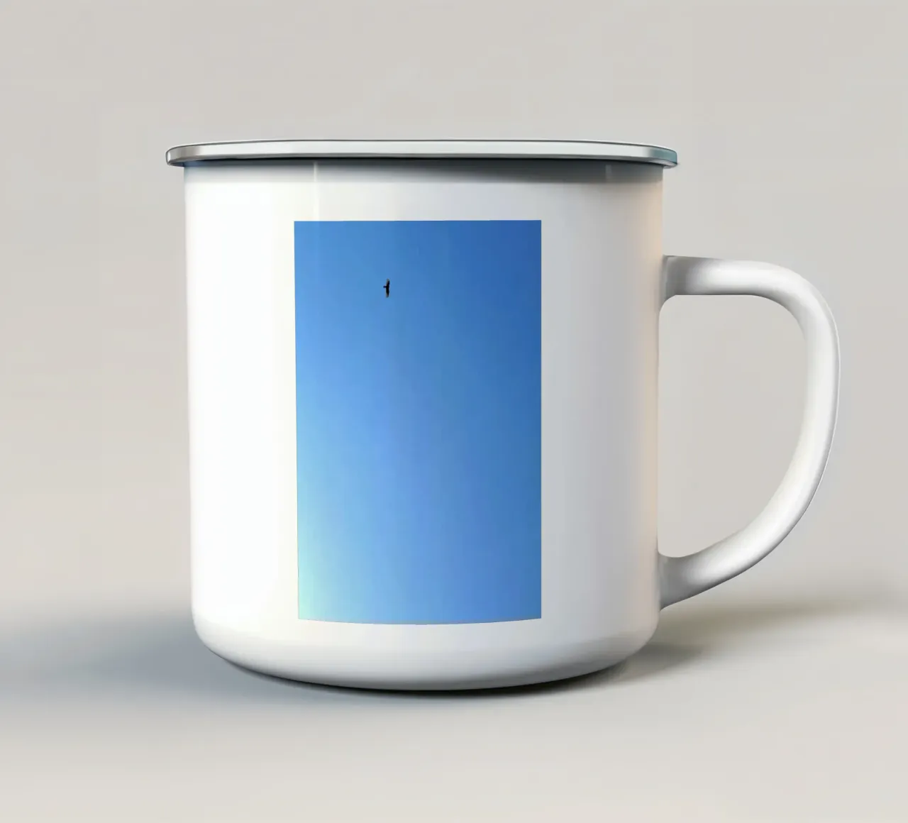 volo in solitudine tazza in smalto da Bleu