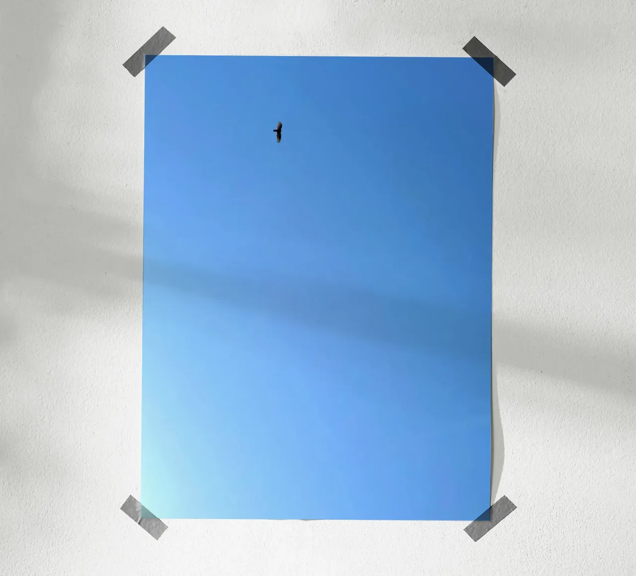 volo in solitudine carta hahnemühle da Bleu