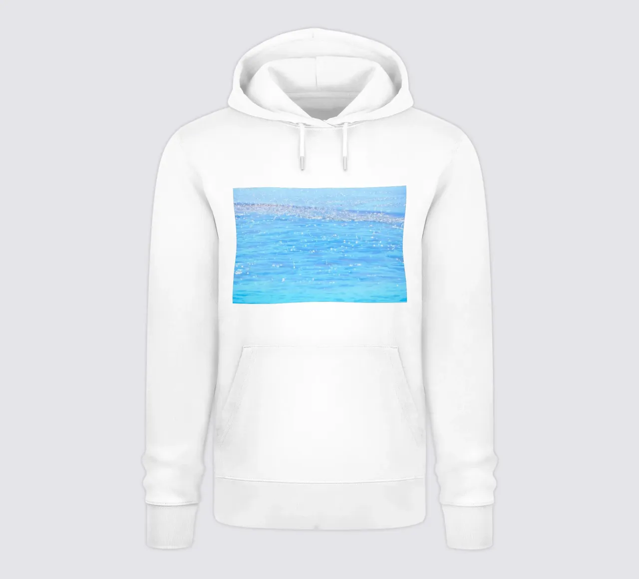 brillo tranquilo sudadera con capucha de Bleu