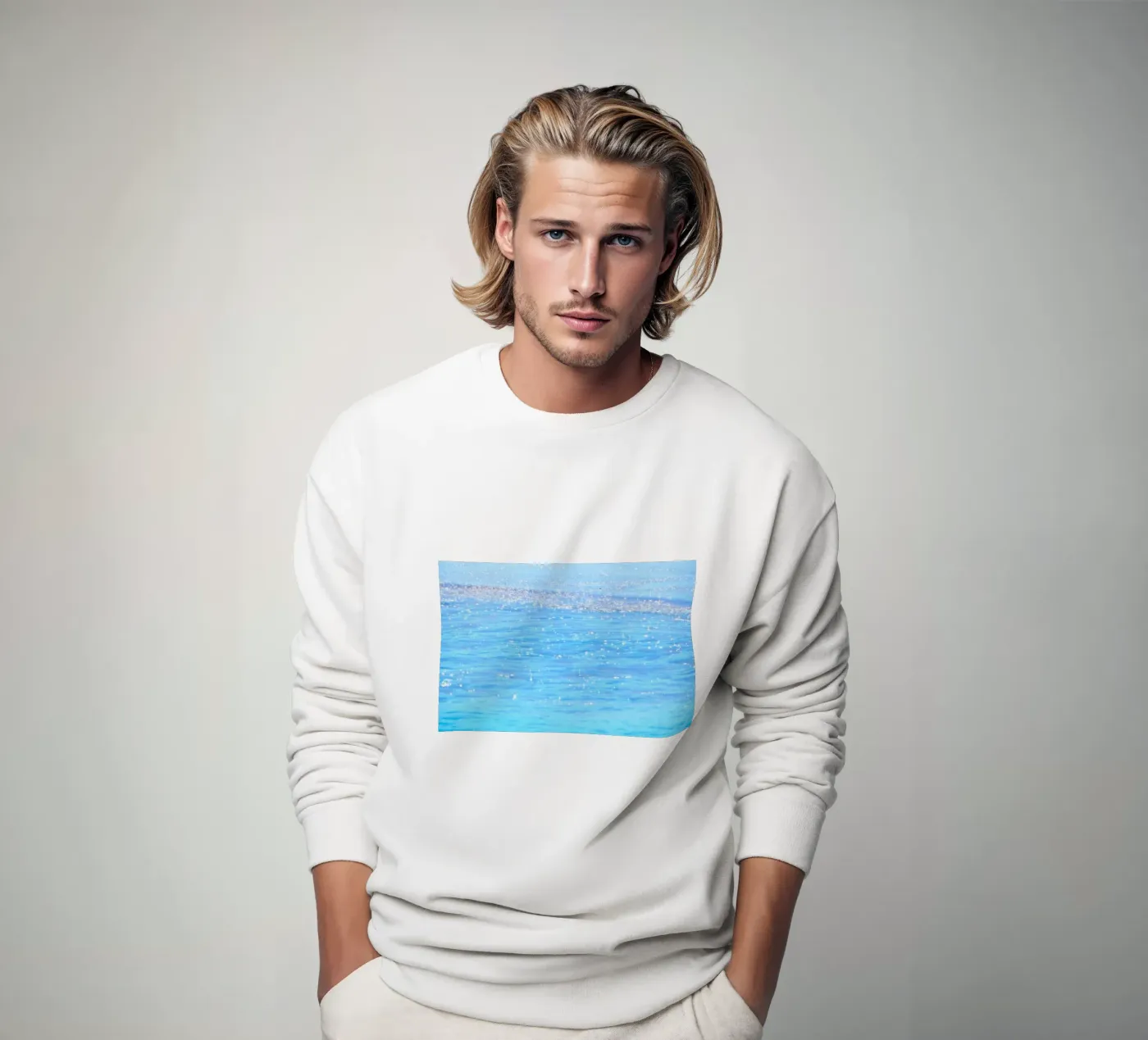 rustige sprankeling sweatshirt van Bleu