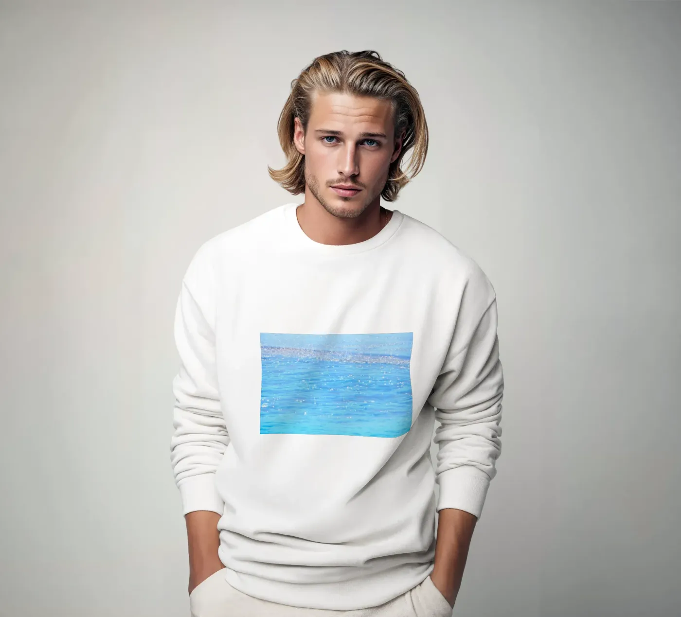 rustige sprankeling sweatshirt van Bleu