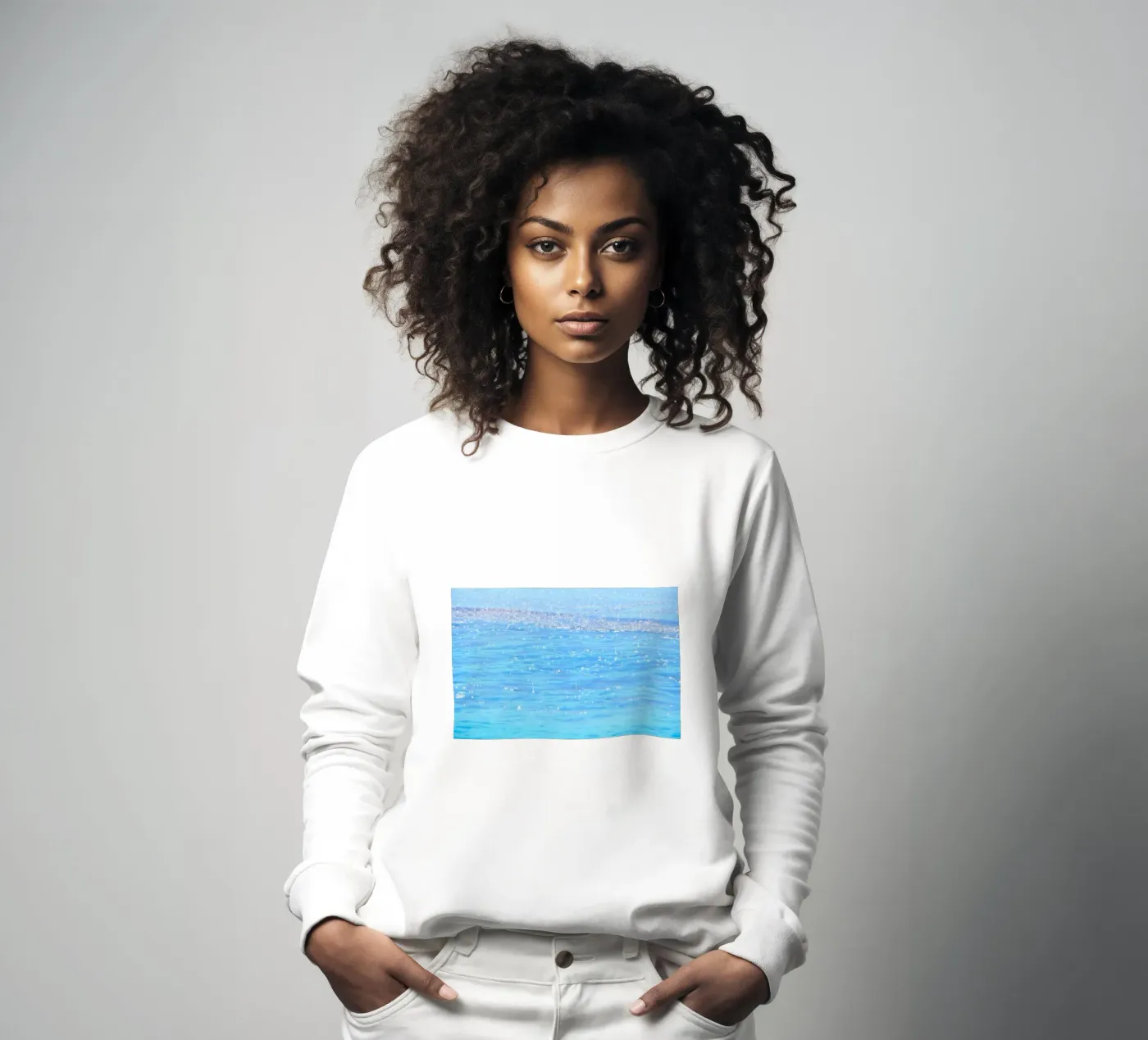 rustige sprankeling sweatshirt van Bleu
