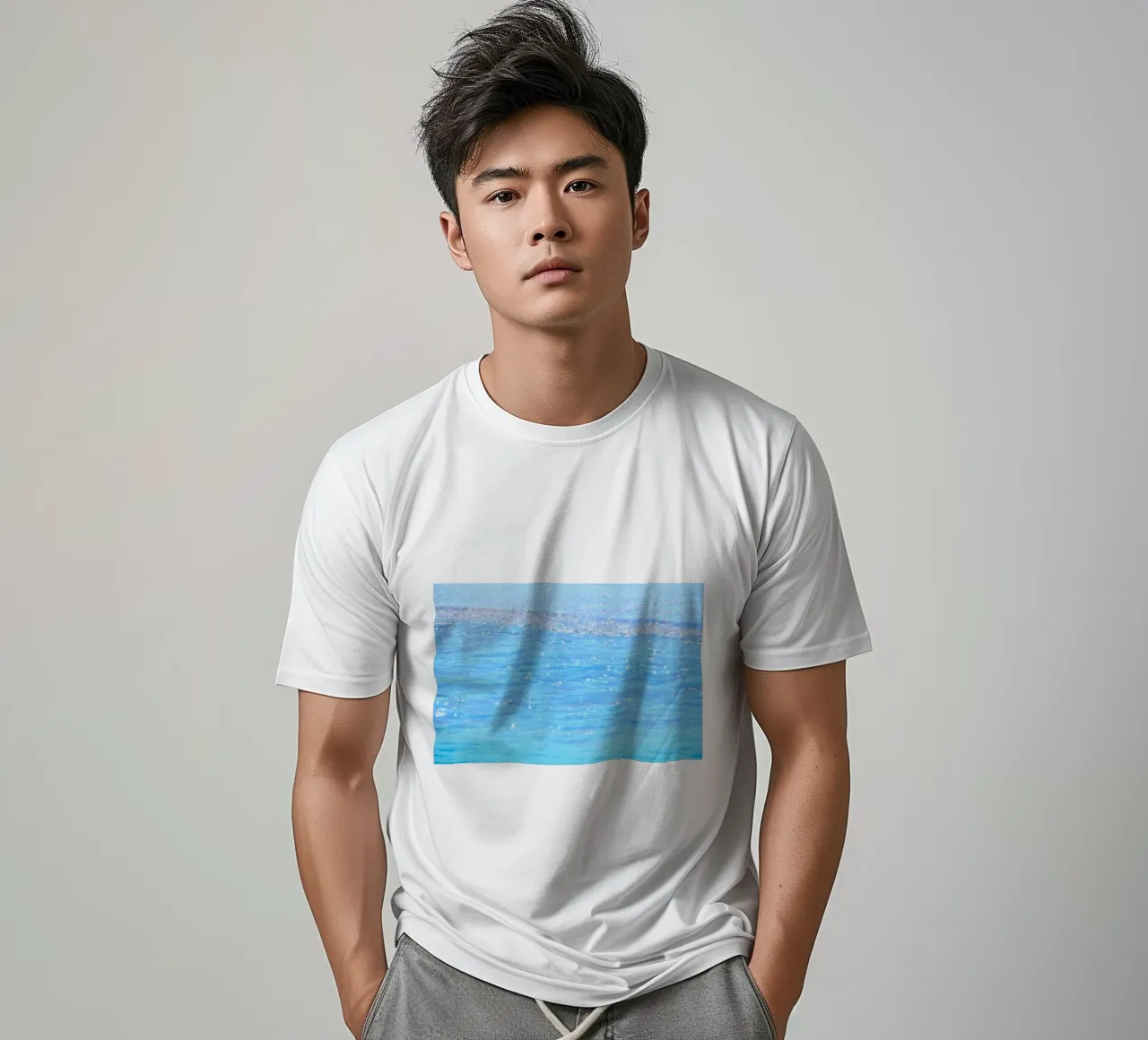 scintillio tranquillo t-shirt da Bleu