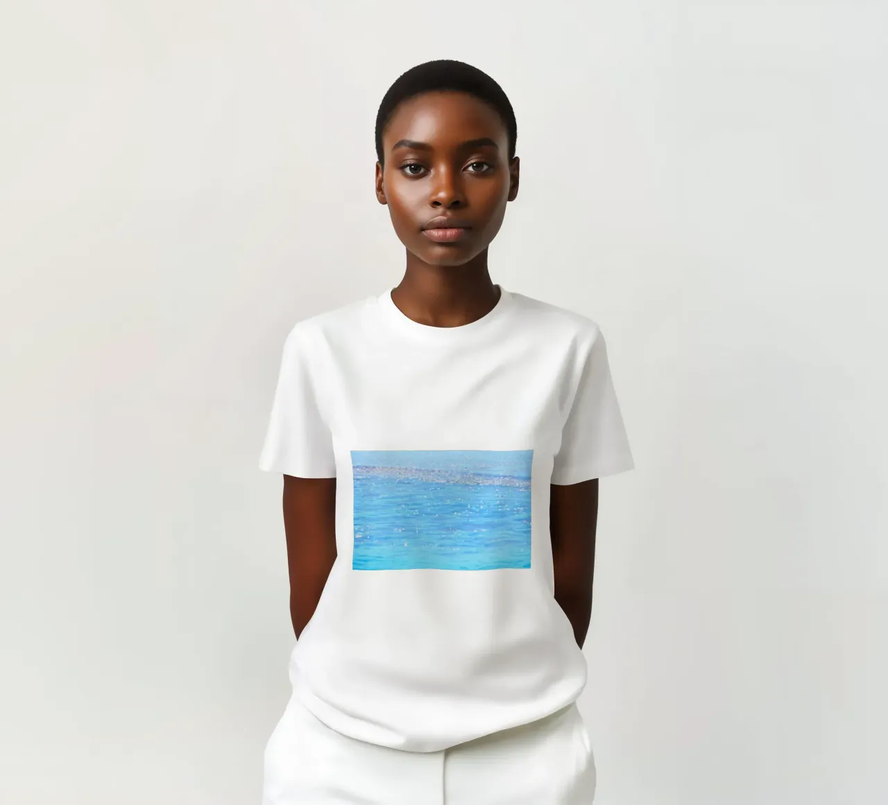 scintillio tranquillo t-shirt da Bleu