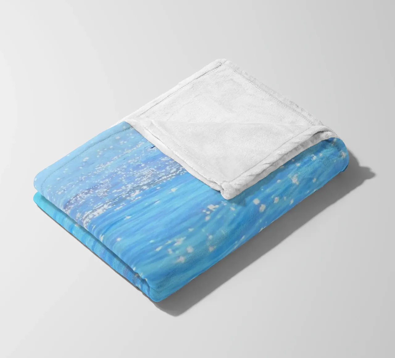 scintillio tranquillo coperta in pile da Bleu