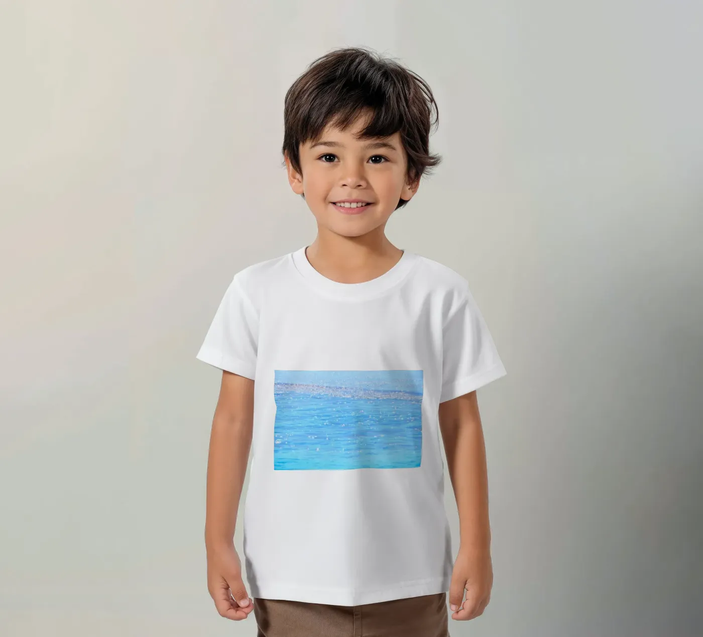 tranquil sparkle t-shirt enfant de Bleu