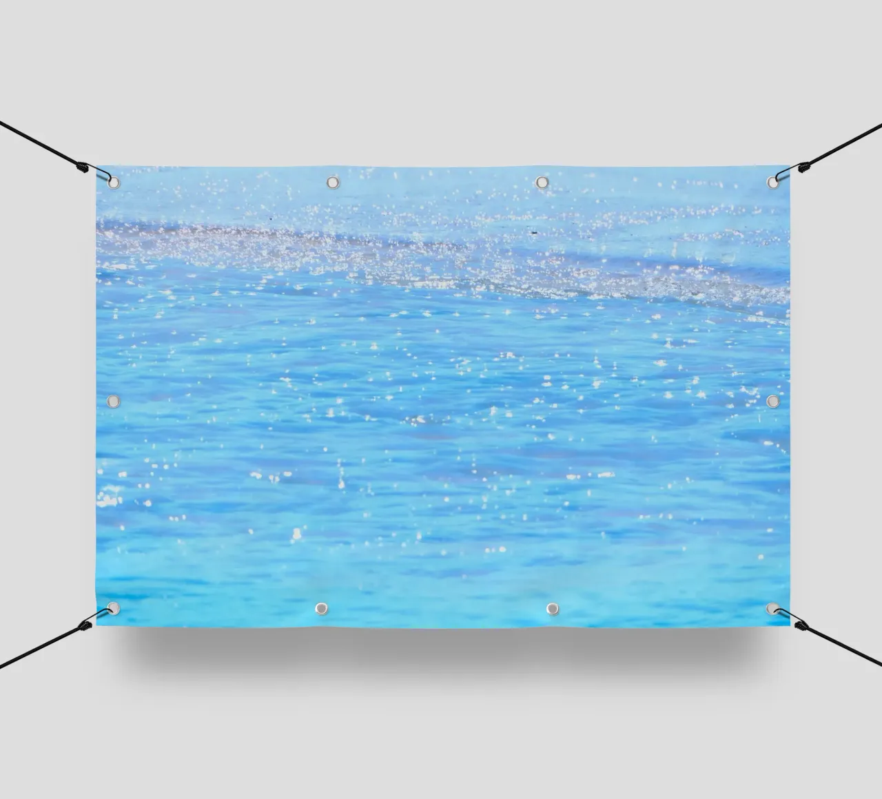 scintillio tranquillo telo in pvc da Bleu