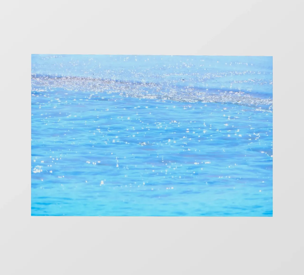 scintillio tranquillo telo in pvc da Bleu