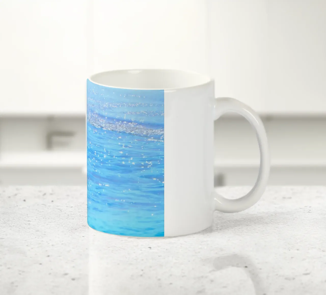 ruhiges Funkeln Keramik Tasse von Bleu