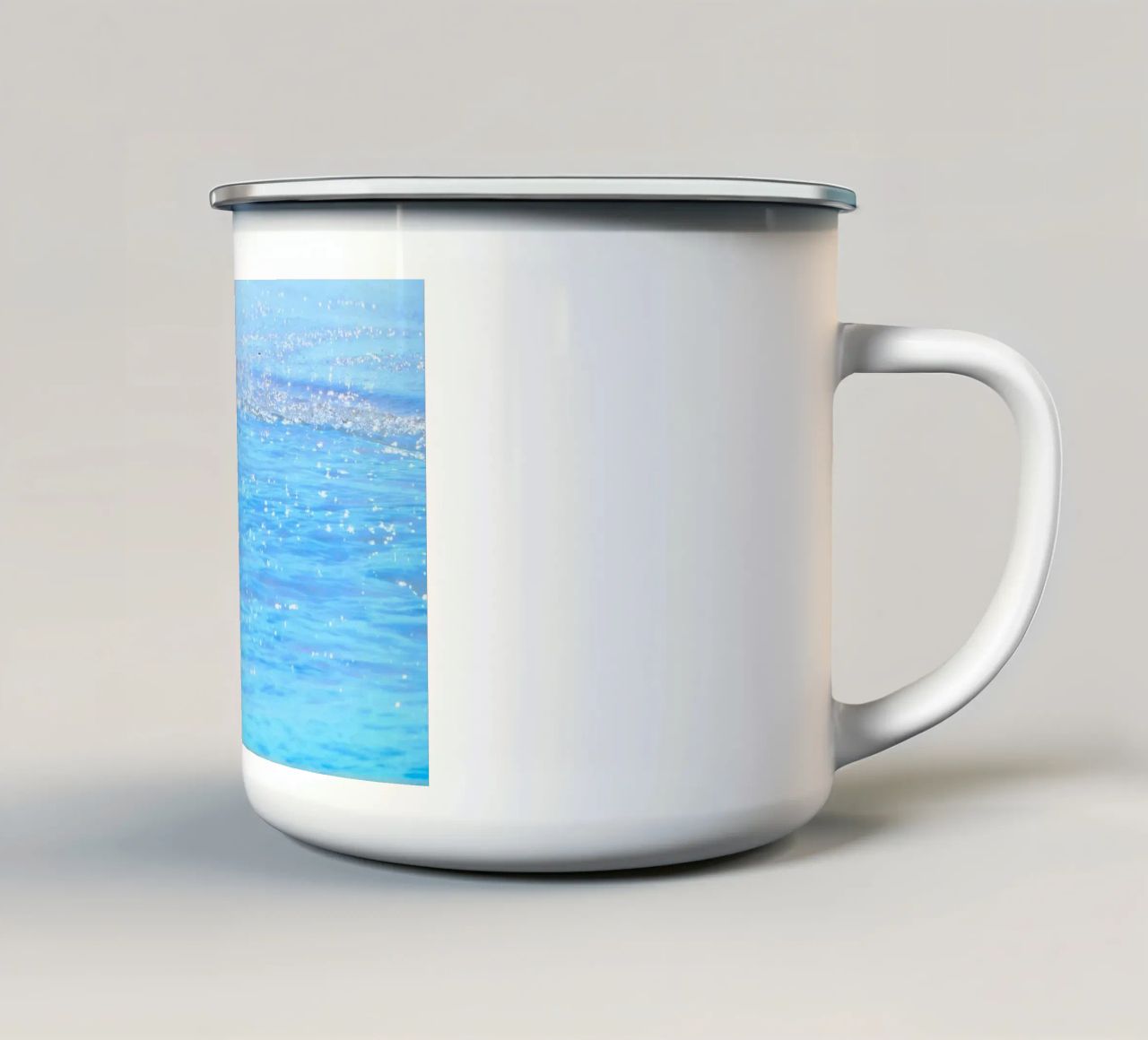 scintillio tranquillo tazza in smalto da Bleu