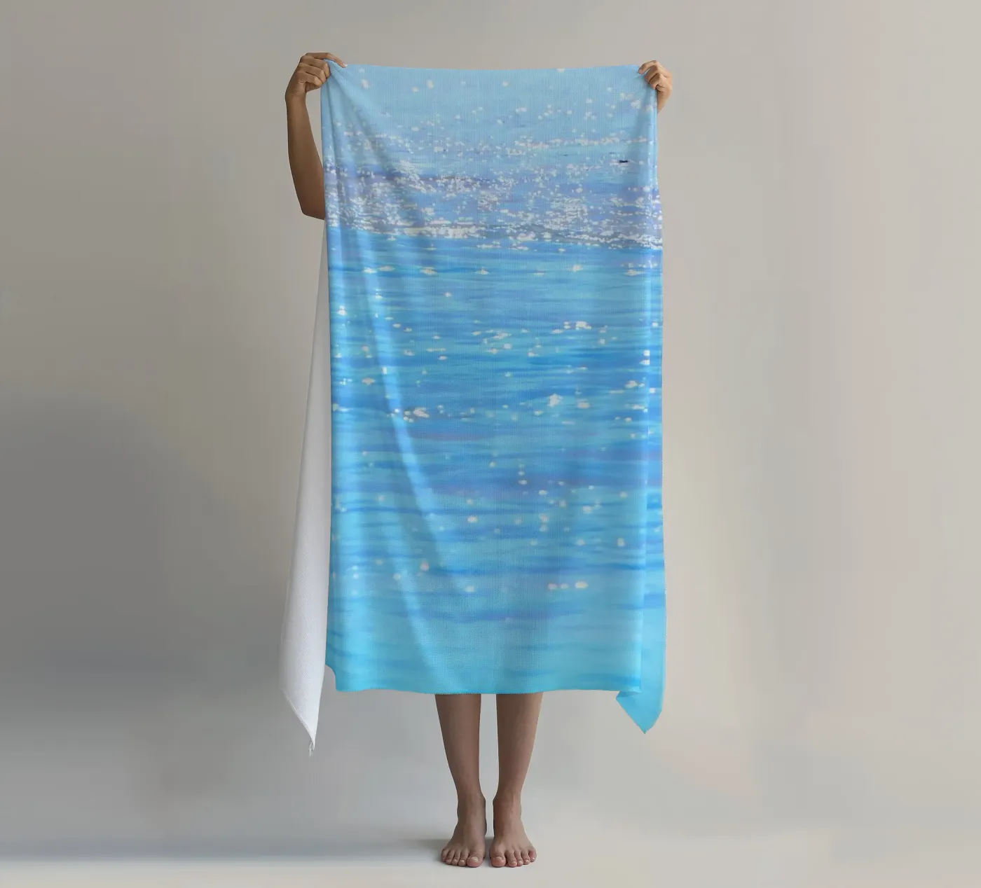 rustige sprankeling strandhanddoek van Bleu