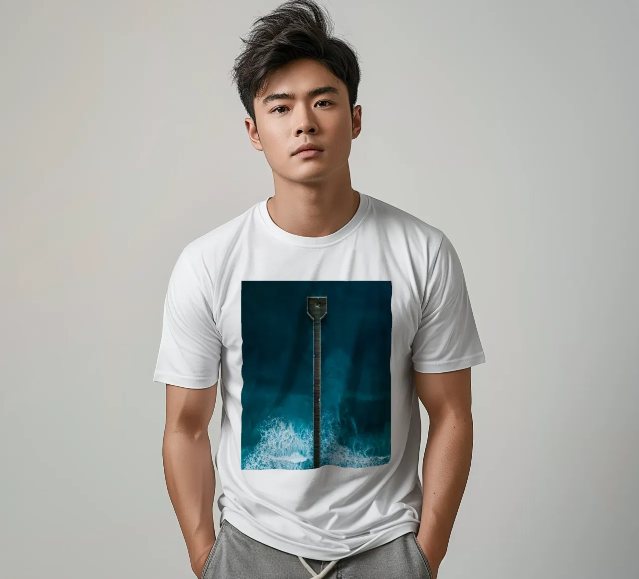 onde aeree t-shirt da Bleu