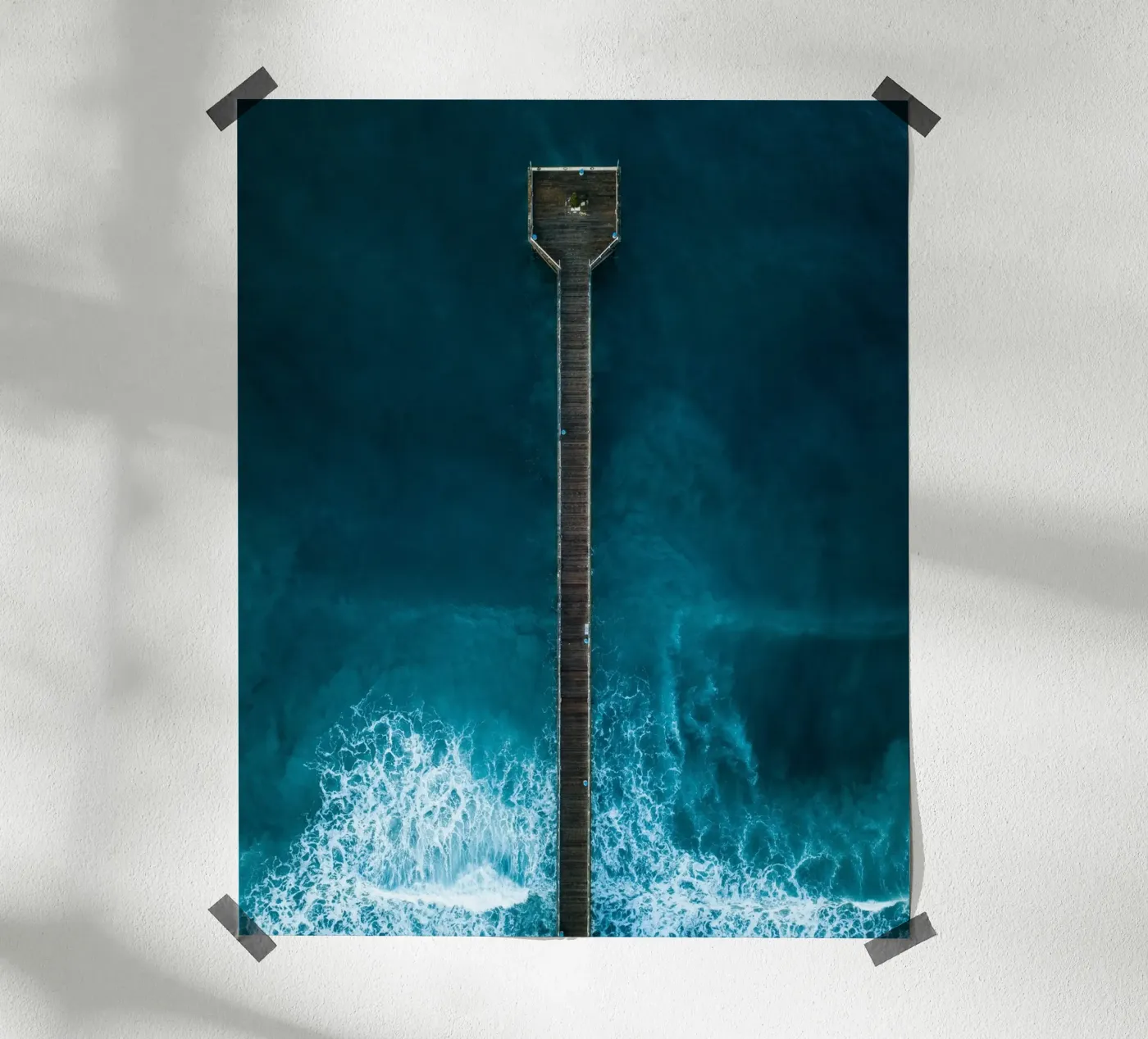 aerial waves poster by Bleu
