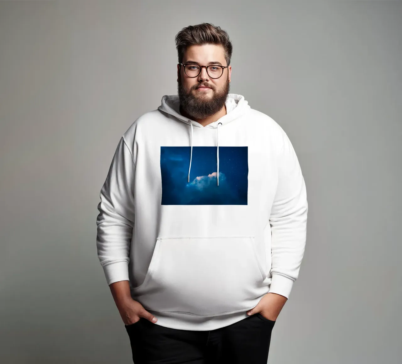 quiete stellare felpa con cappuccio da Bleu