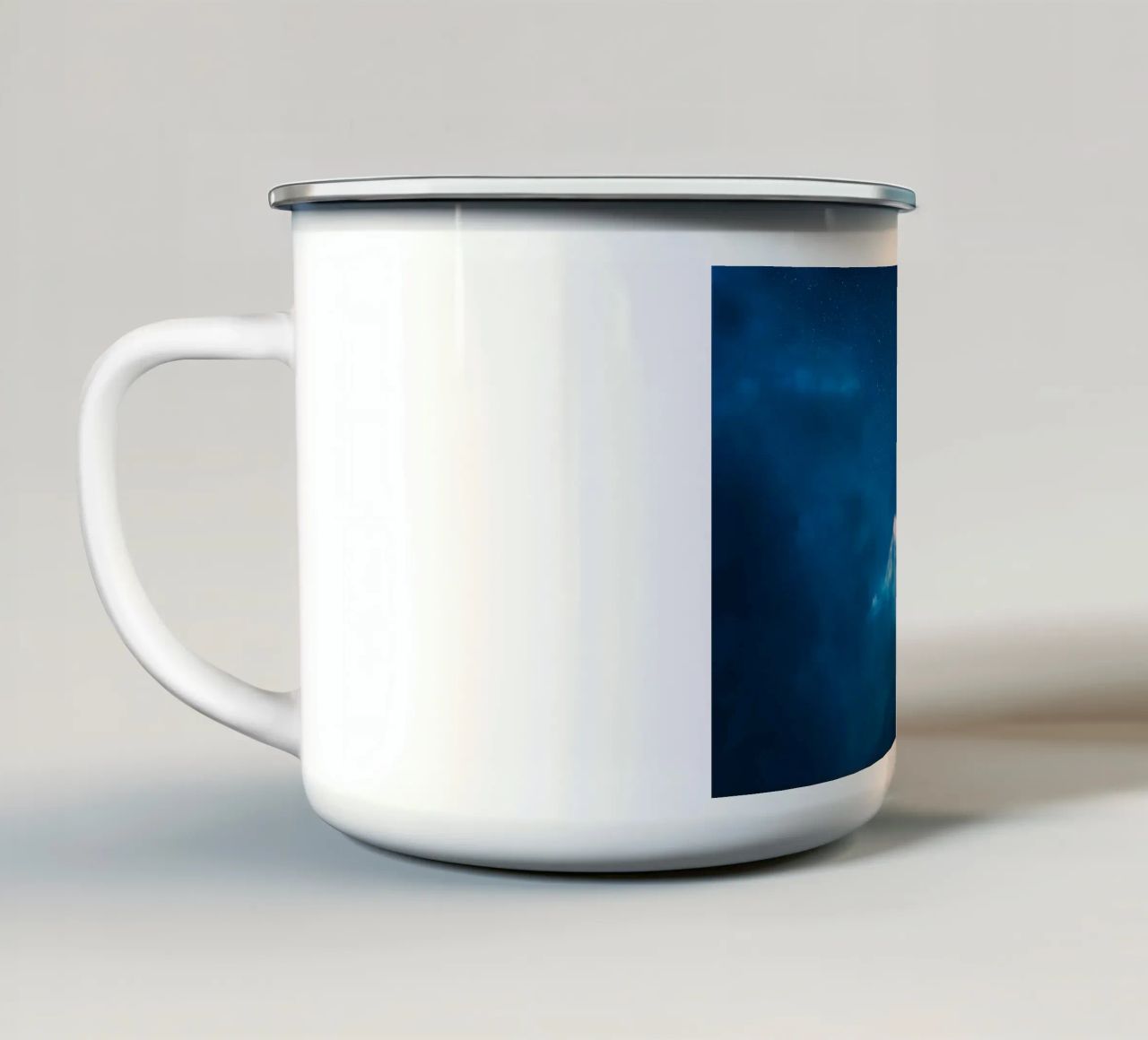 quiete stellare tazza in smalto da Bleu