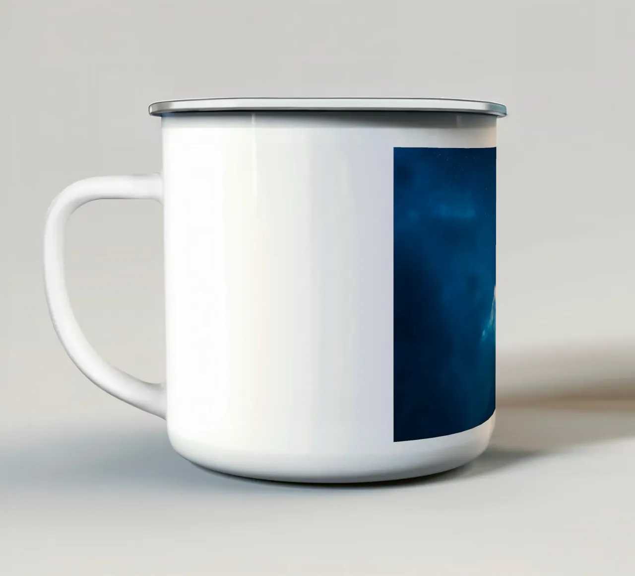 quiete stellare tazza in smalto da Bleu