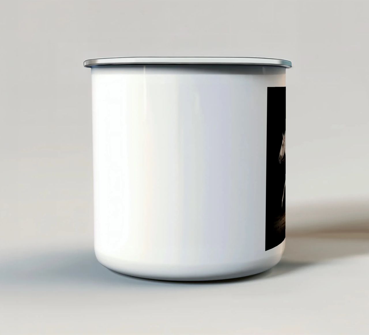 Cowboy carter tazza in smalto da martina