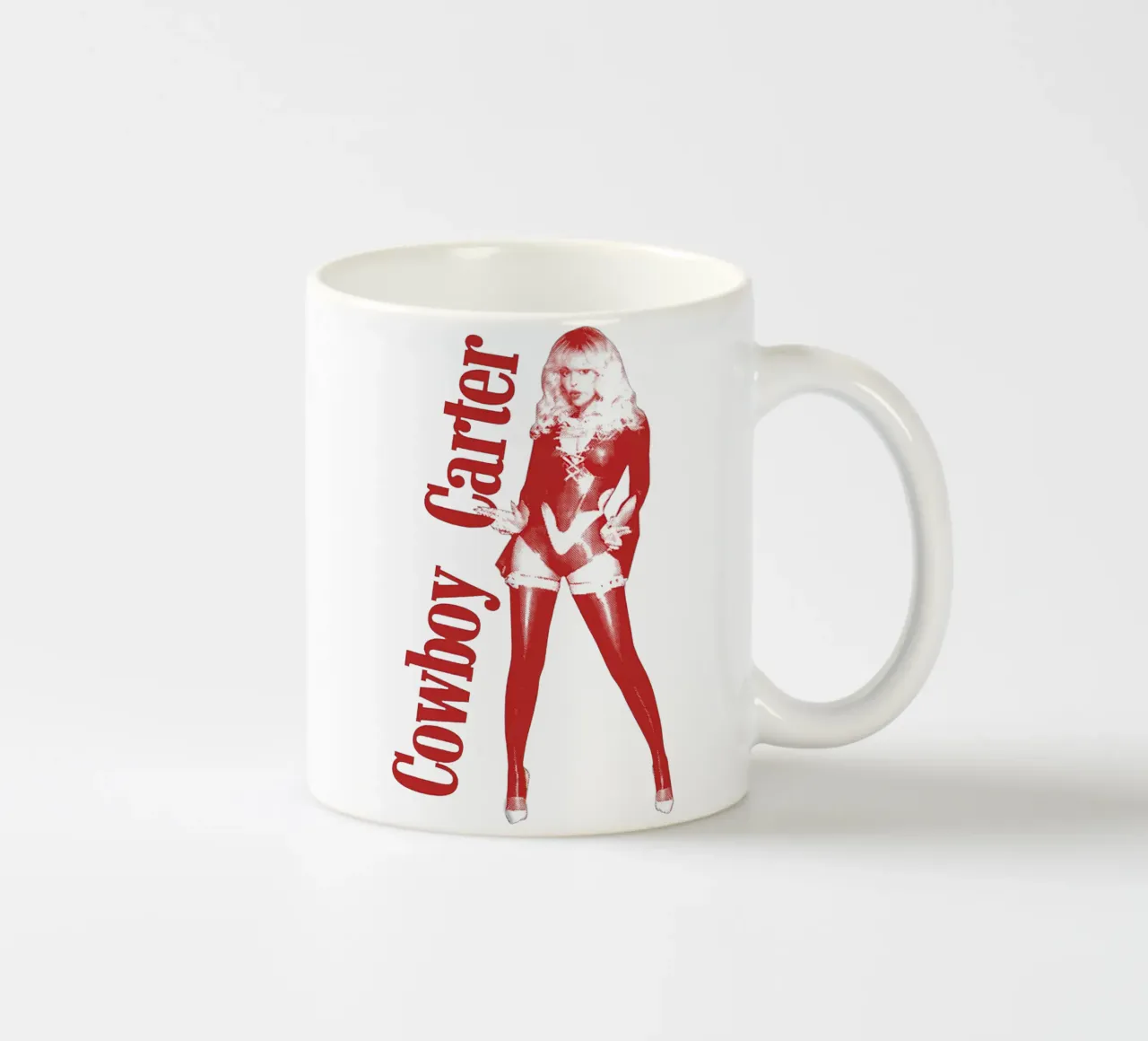 Cowboy Carter Rosso tazza in ceramica da martina