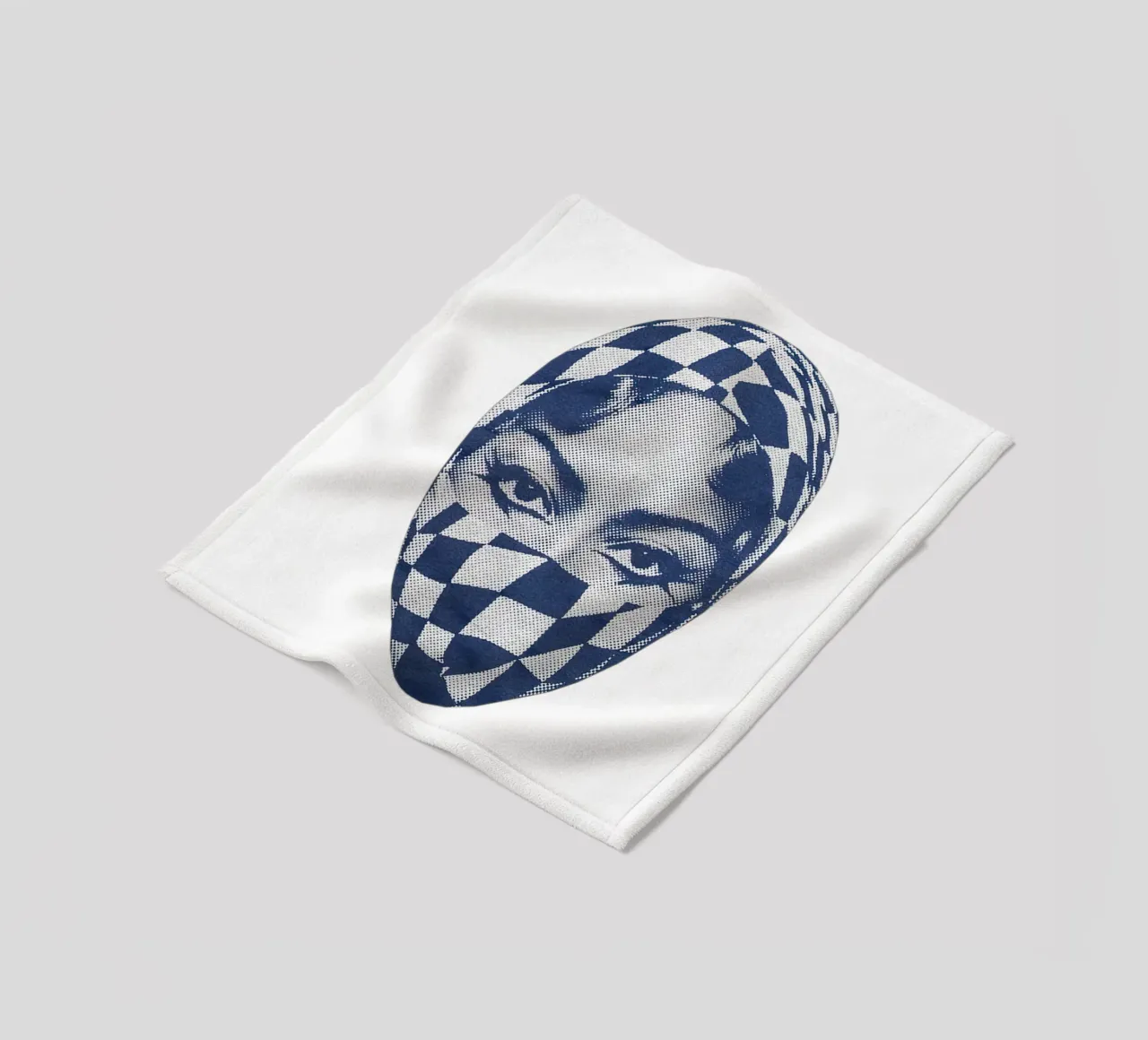 Sguardo acuto coperta in pile da martina
