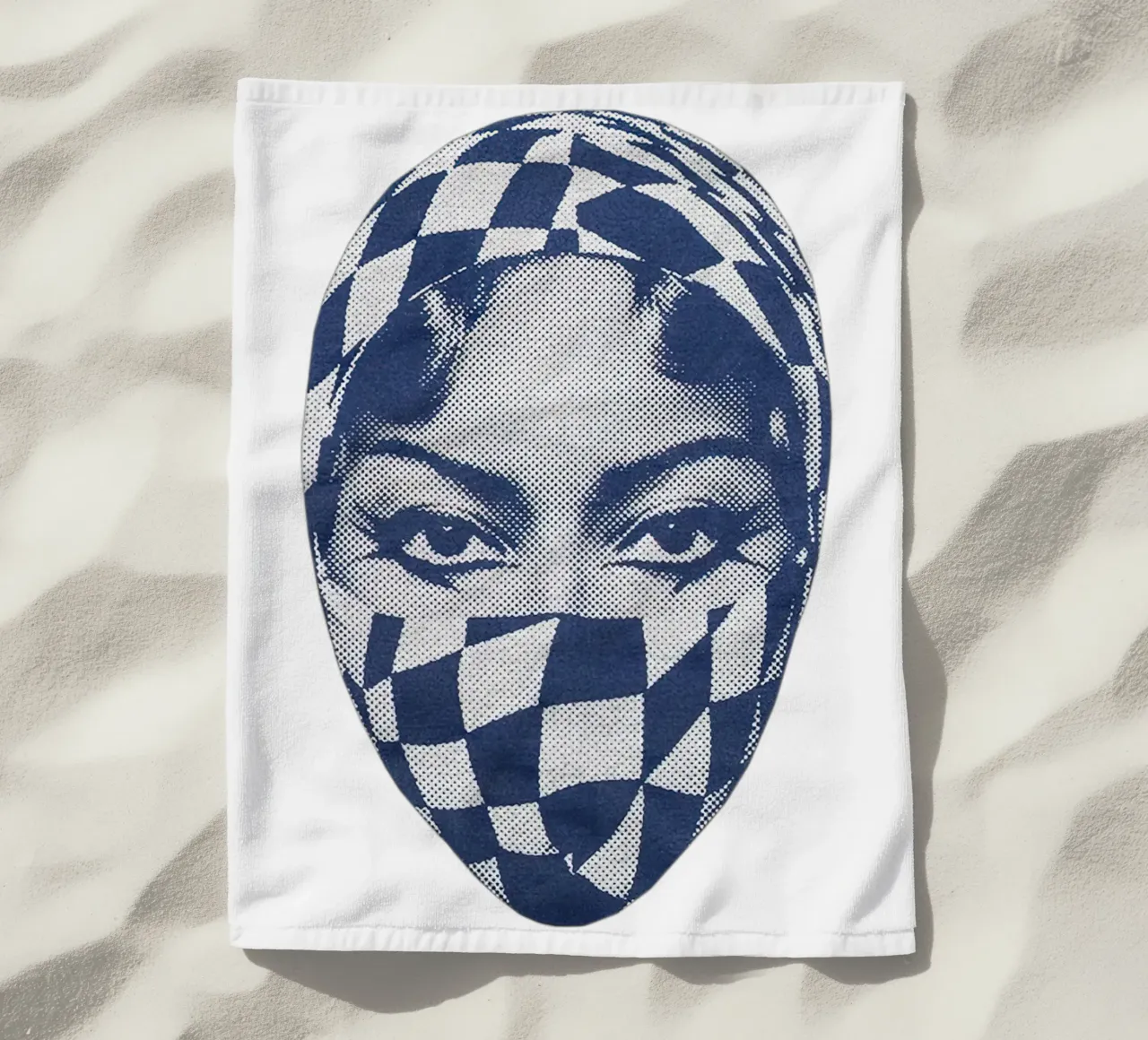 Sharp eyes beach towel by martina