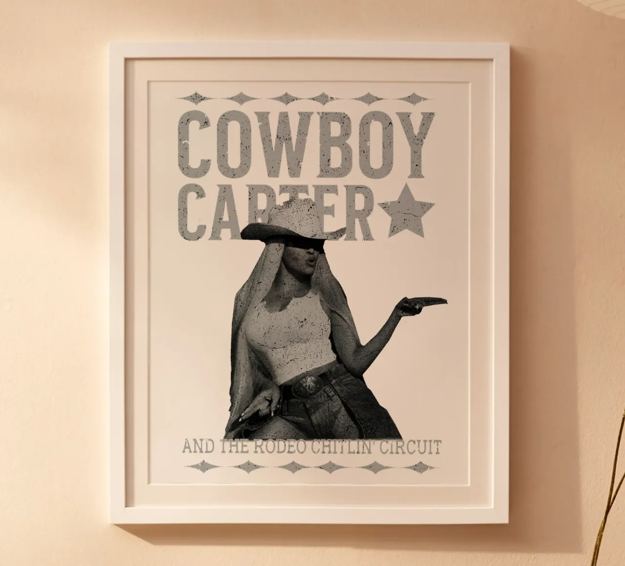 Il Radeo poster con telaio in legno da martina