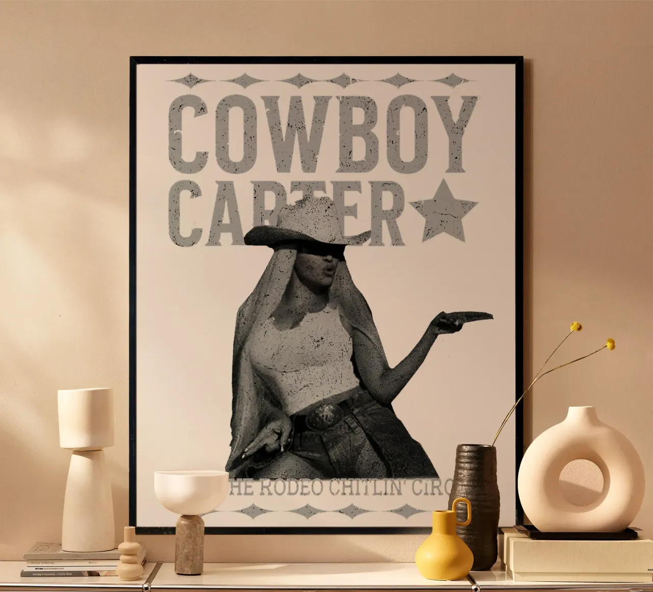 Il Radeo poster con telaio in legno da martina