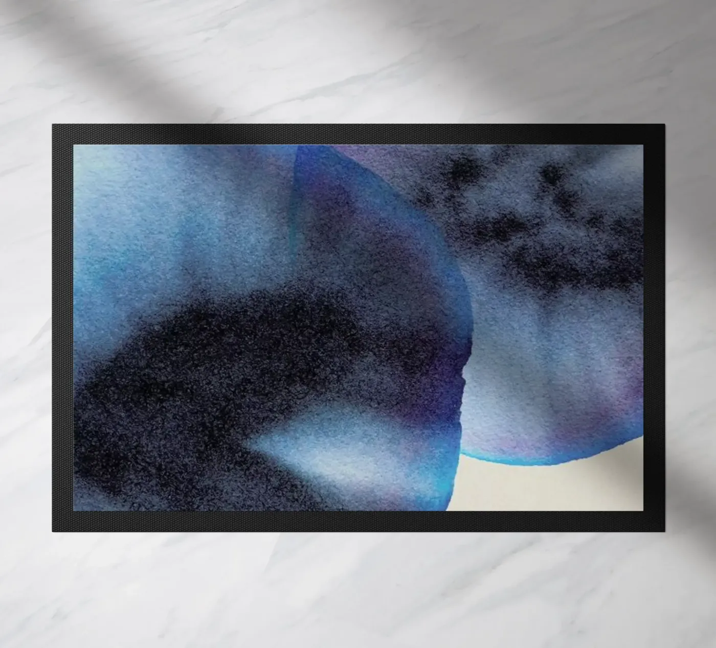 Blue Iris doormat by Studio One