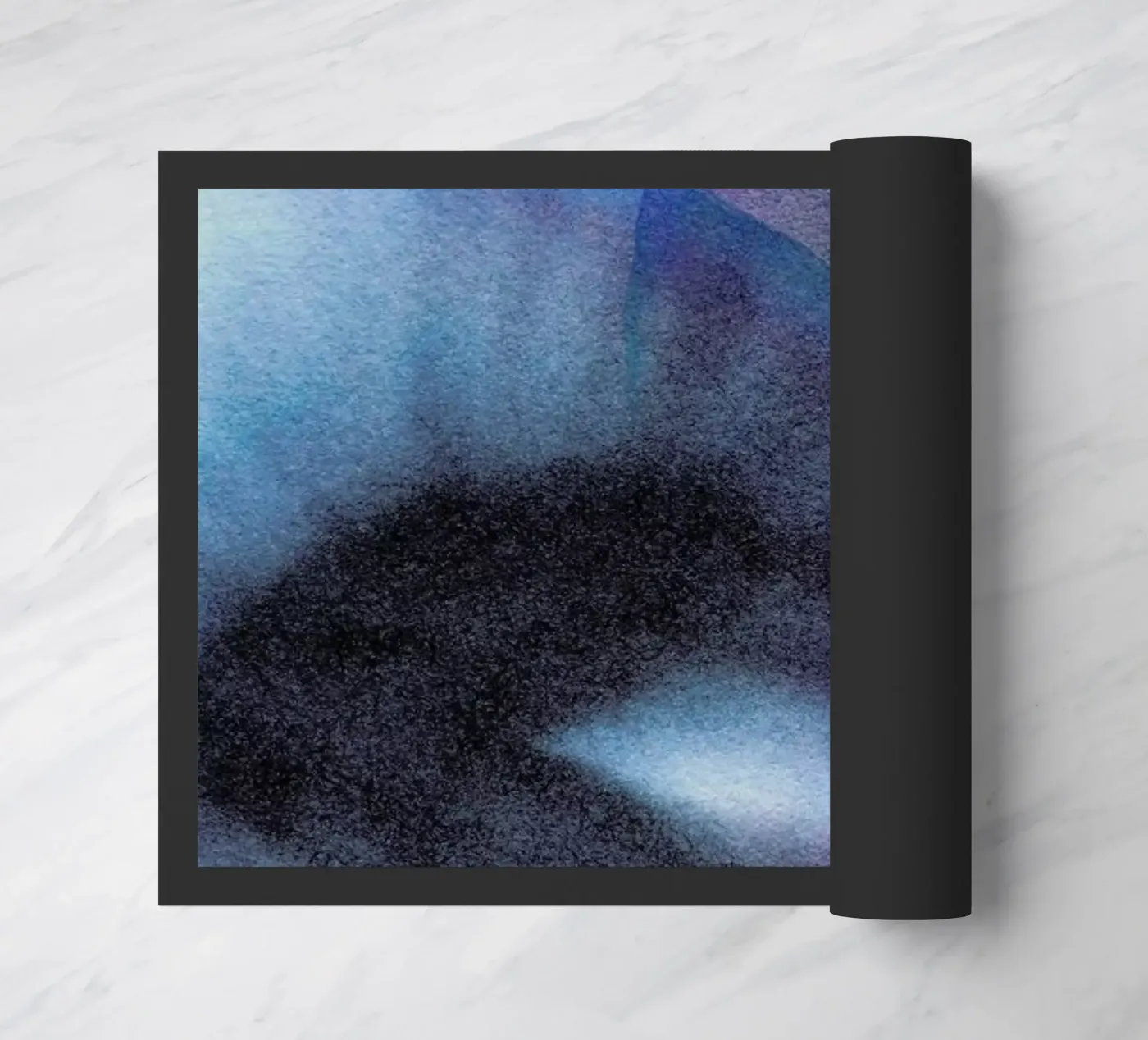 Blue Iris doormat by Studio One