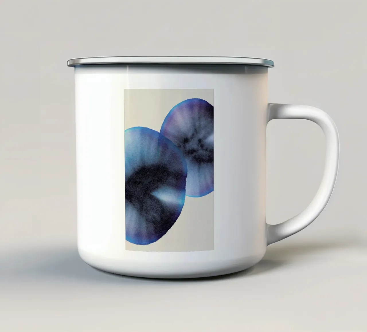 Blue Iris tazza in smalto da Studio One