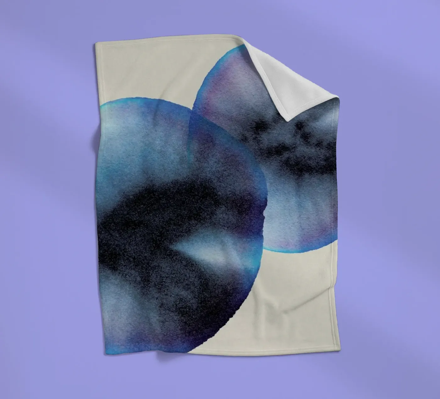 Blue Iris fleecedeken van Studio One