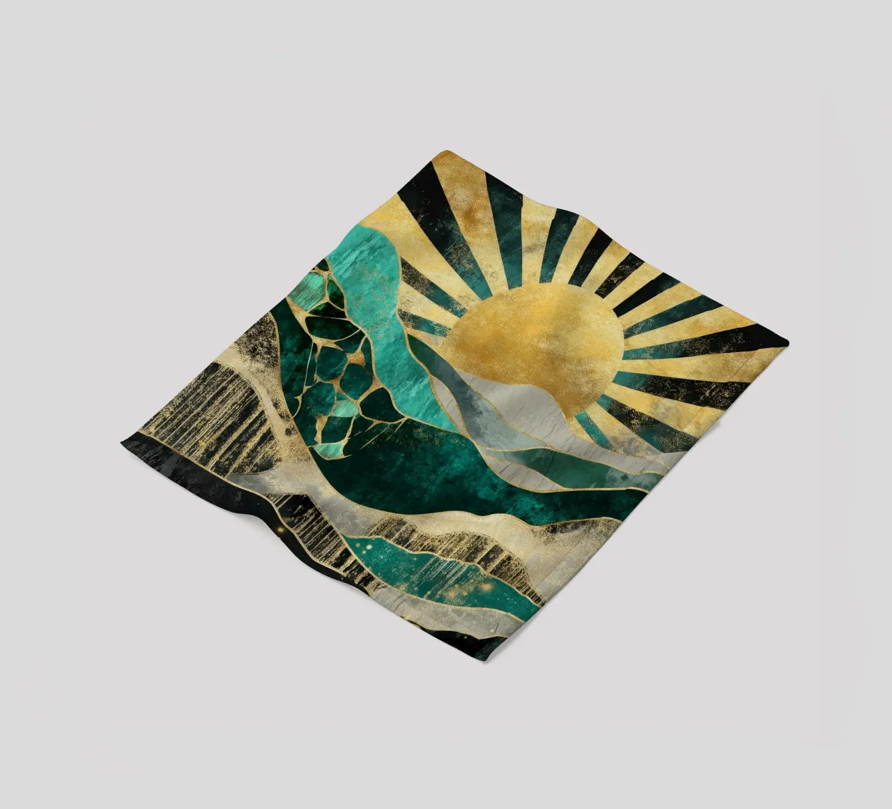 Alba in Art Déco con accenti dorati coperta in pile da Niklas