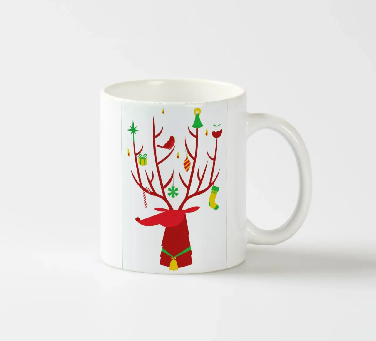 Reindeer tazza in ceramica da Chris Wharton