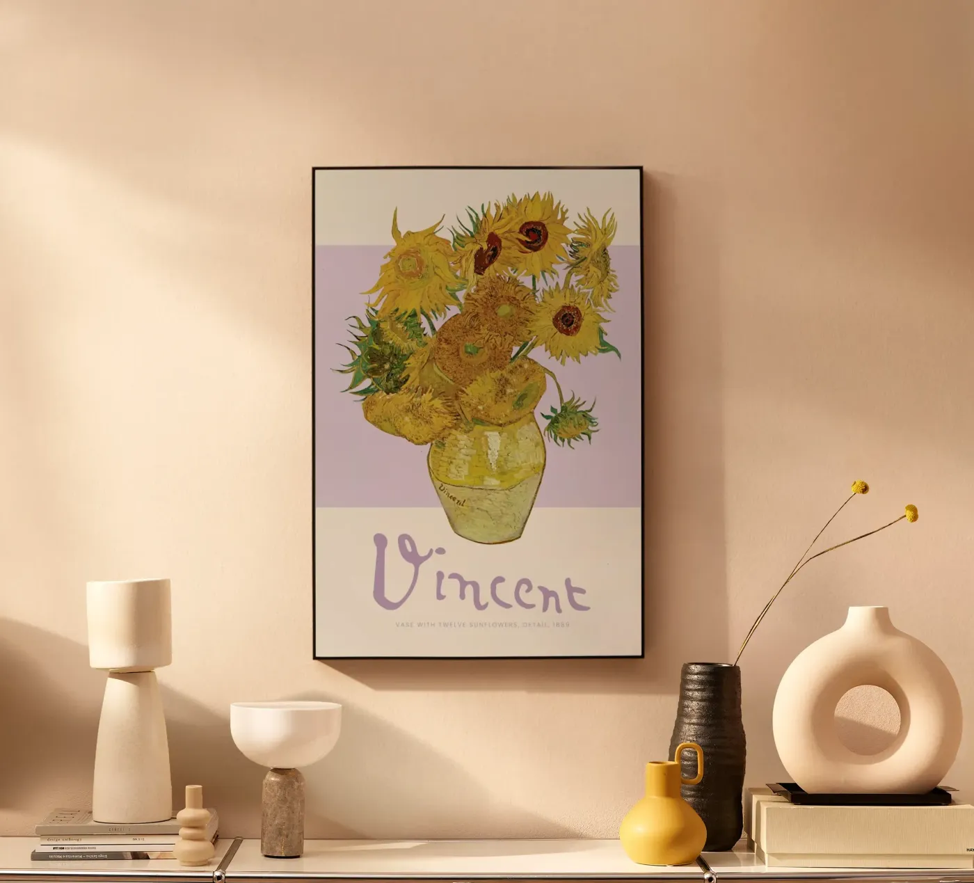 Signed, Vincent – Sunflowers 2 plexiglass da Vintage by JUNIQE