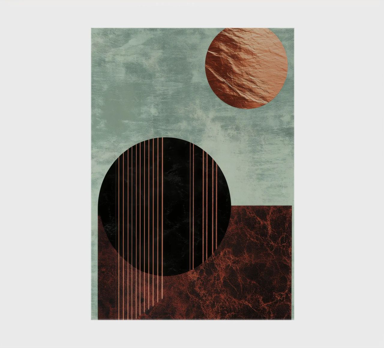 Design minimalista in rame e nero diario da Niklas