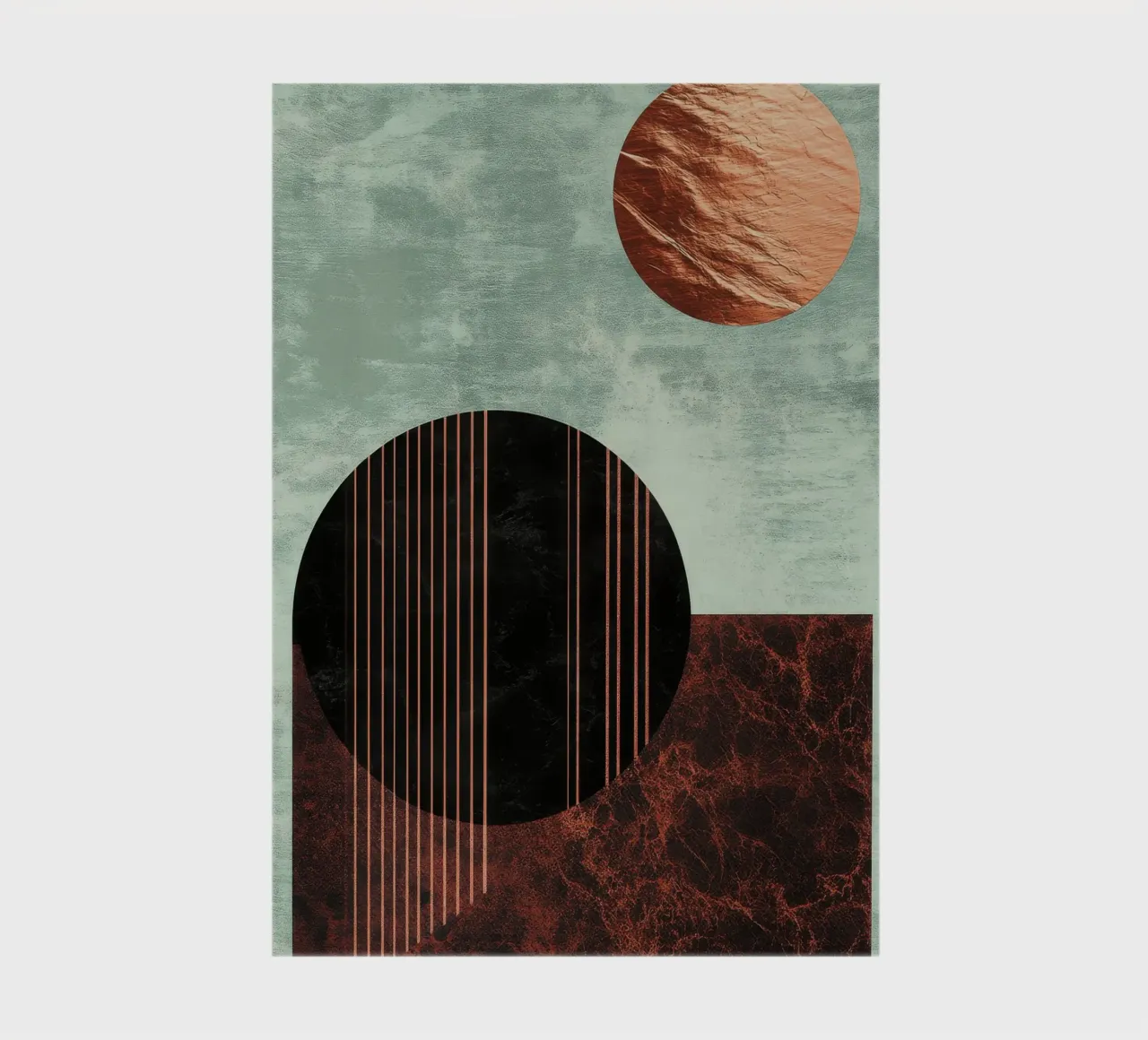 Design minimalista in rame e nero diario da Niklas