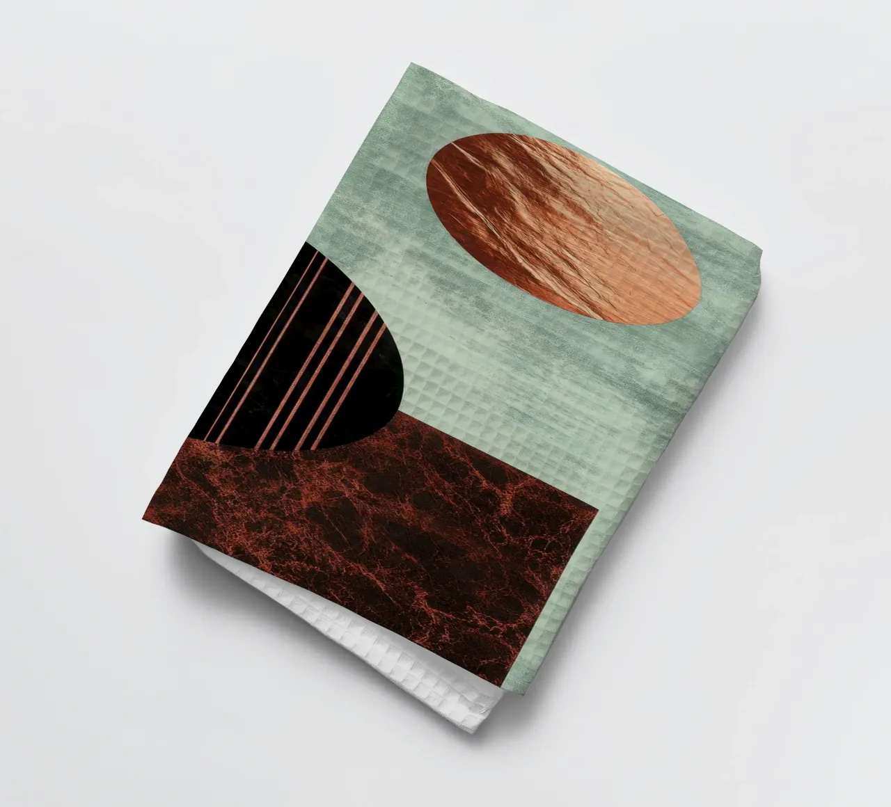 Design minimalista in rame e nero canovaccio da cucina da Niklas