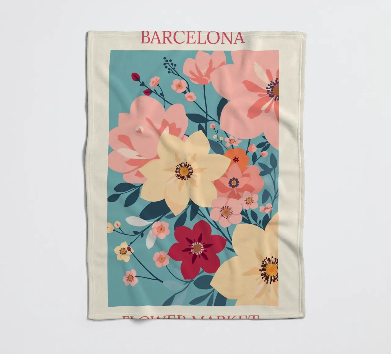 Mercato dei fiori di Barcellona coperta in pile da HicksShop
