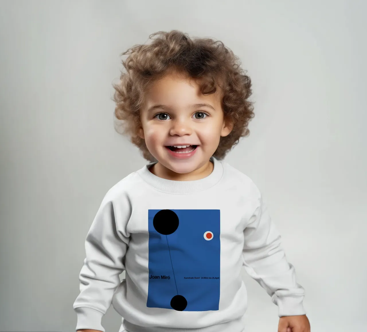 Joan Miro in grassetto felpa neonato da Danielshop