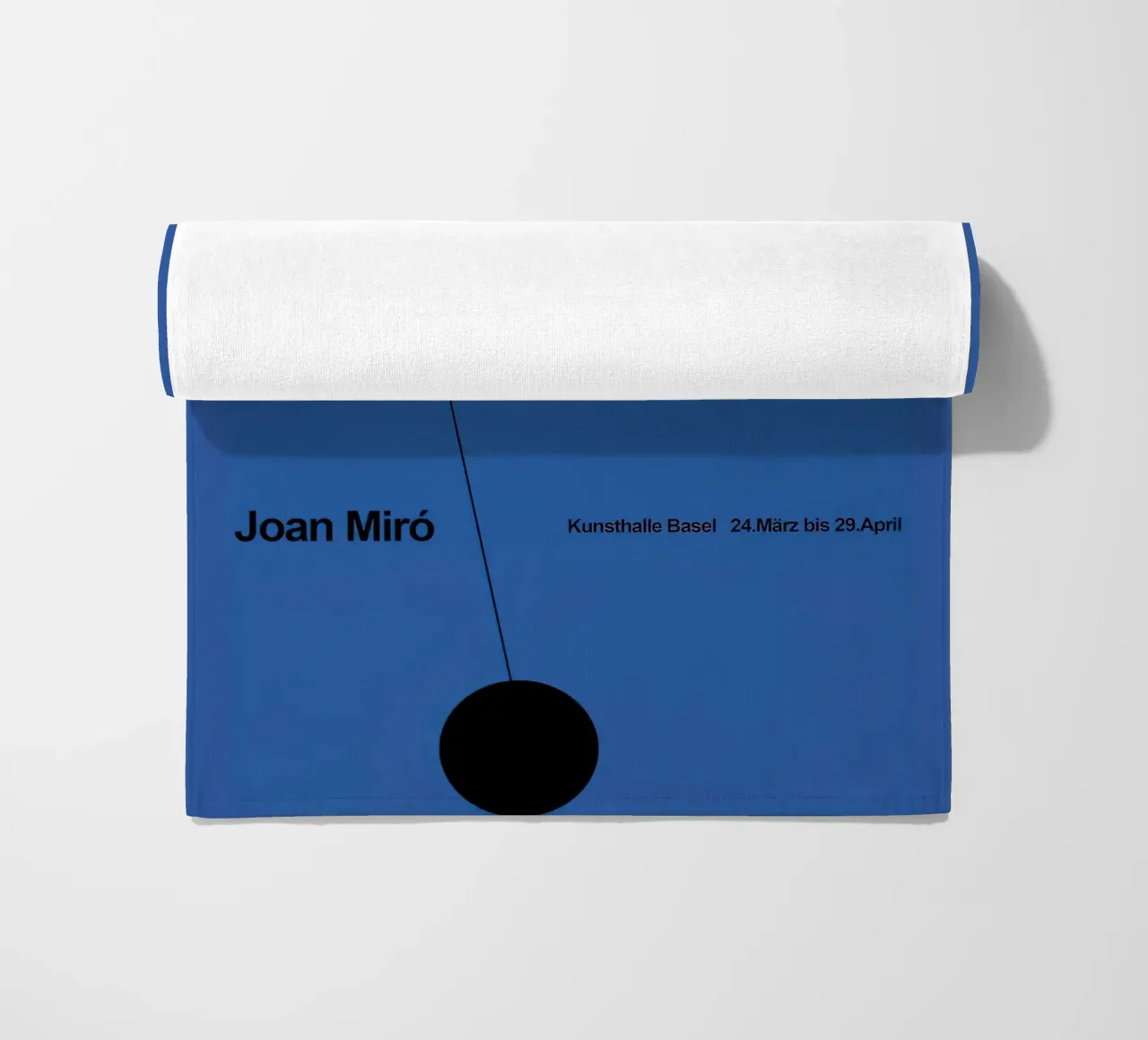 Joan Miro in grassetto telo mare da Danielshop