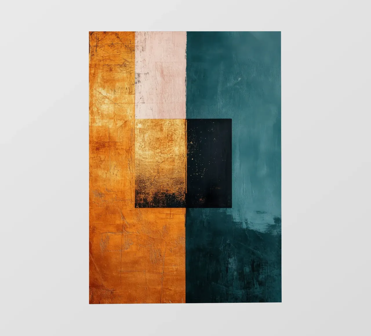 Modern composition with three squares pvc cover by Niklas