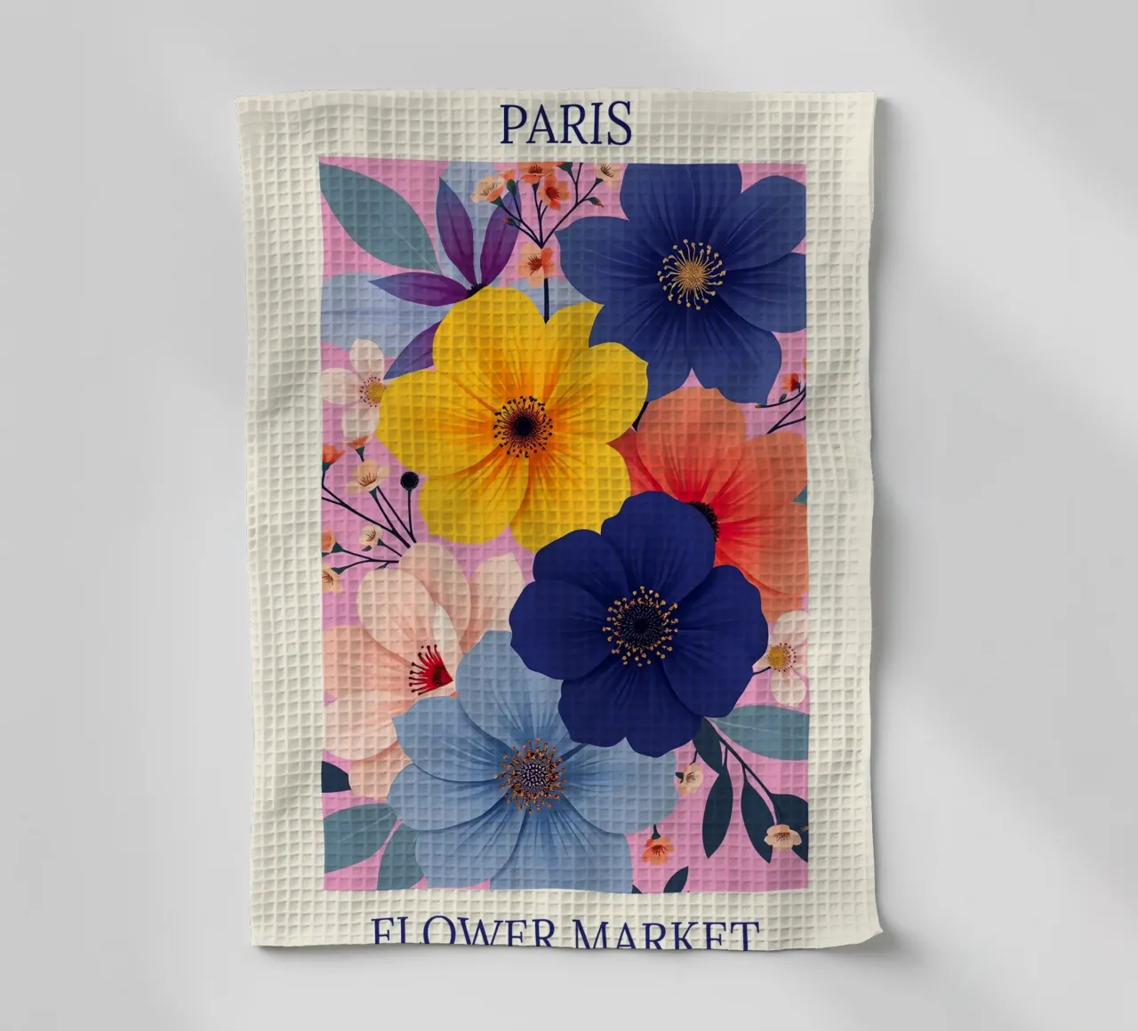Mercato dei fiori di Parigi canovaccio da cucina da HicksShop
