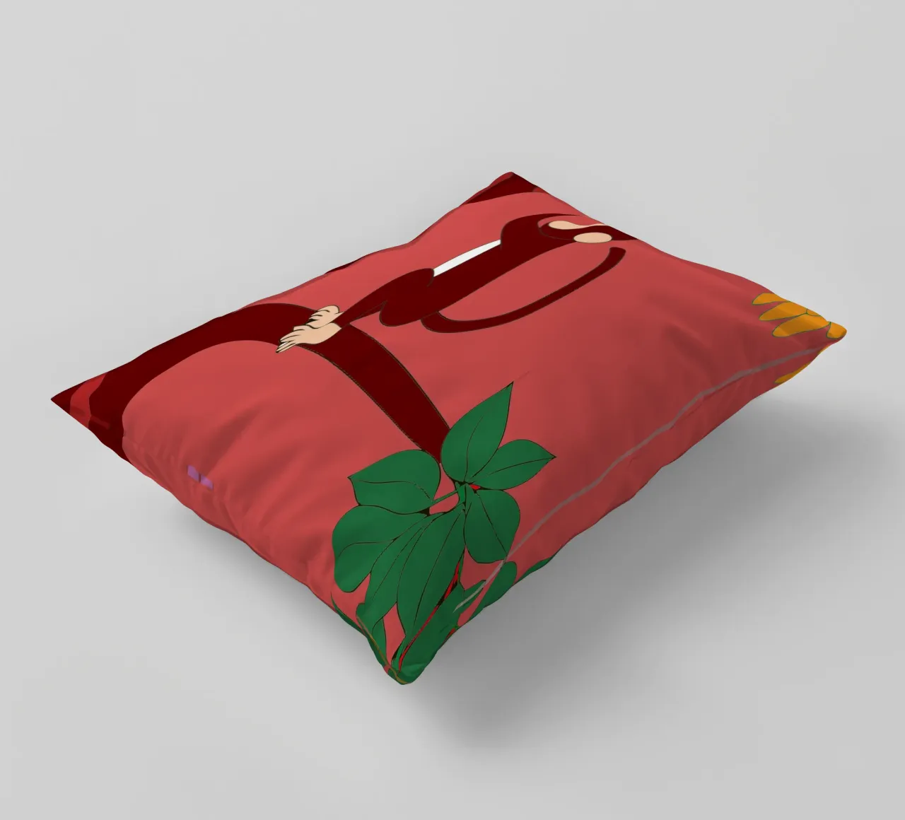 Scimmia e uva cuscino da OUR SHOP