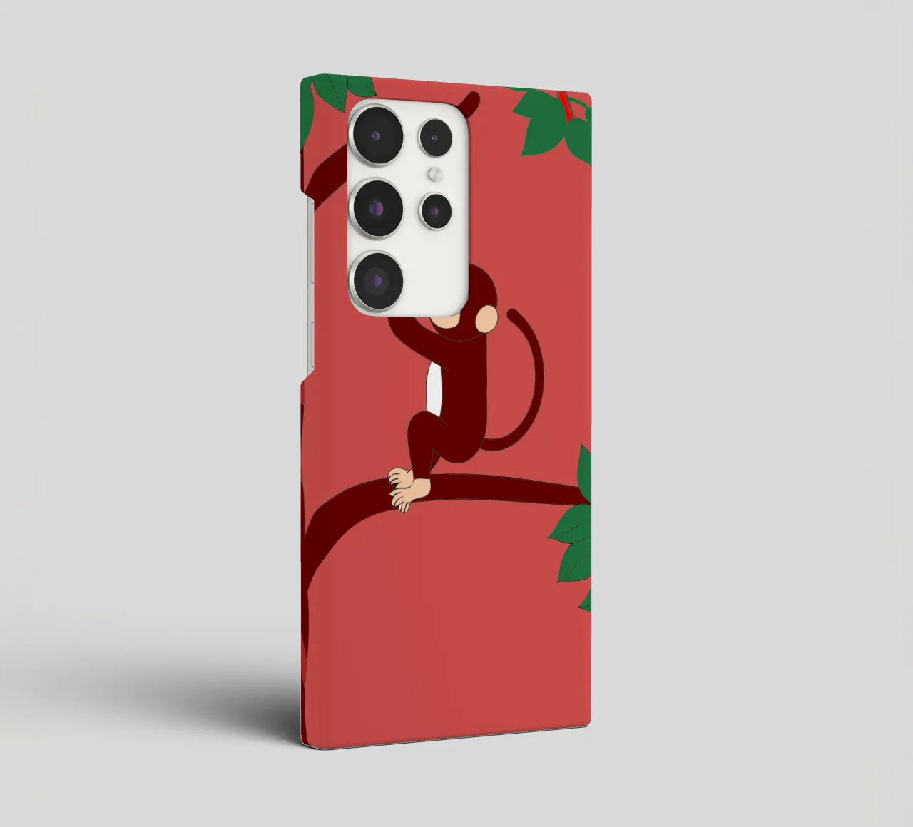 Scimmia e uva cover samsung da OUR SHOP