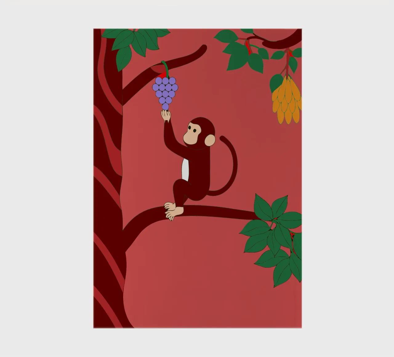 Scimmia e uva diario da OUR SHOP