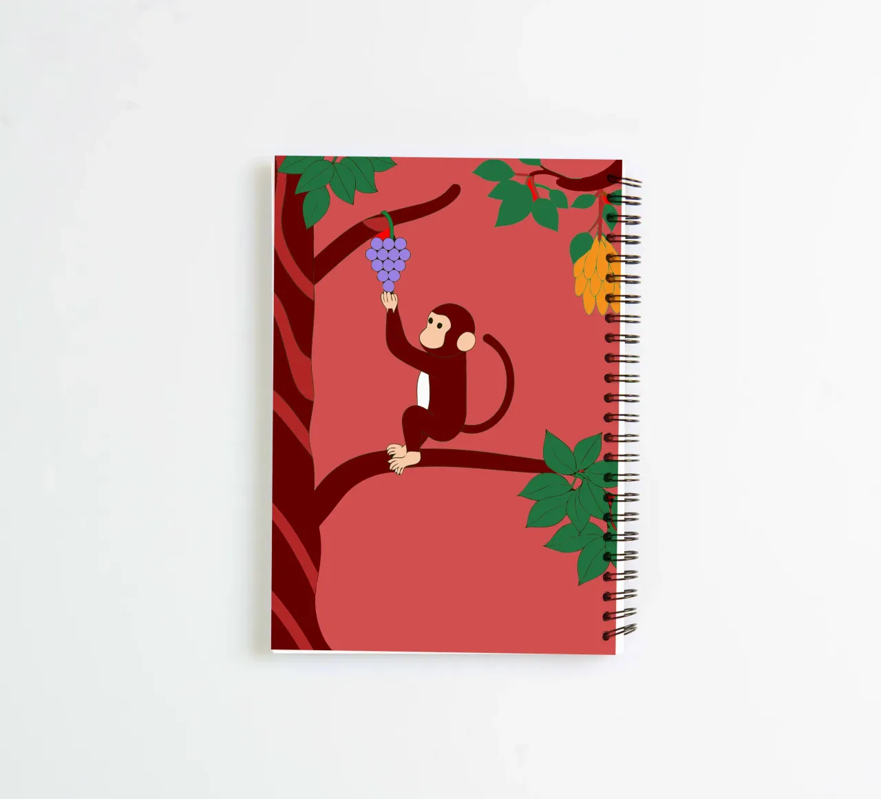 Scimmia e uva diario ad anelli da OUR SHOP