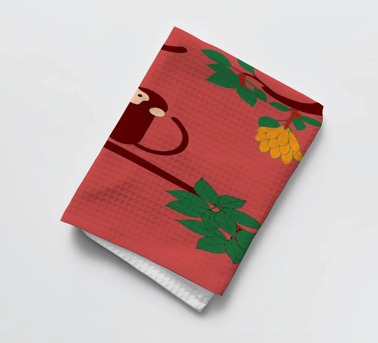 Scimmia e uva canovaccio da cucina da OUR SHOP