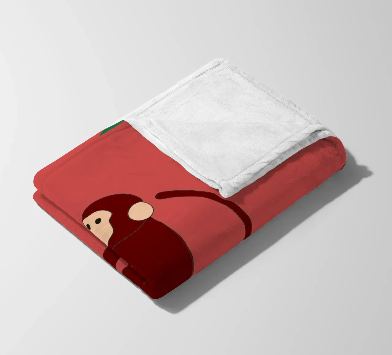 Scimmia e uva coperta in pile da OUR SHOP