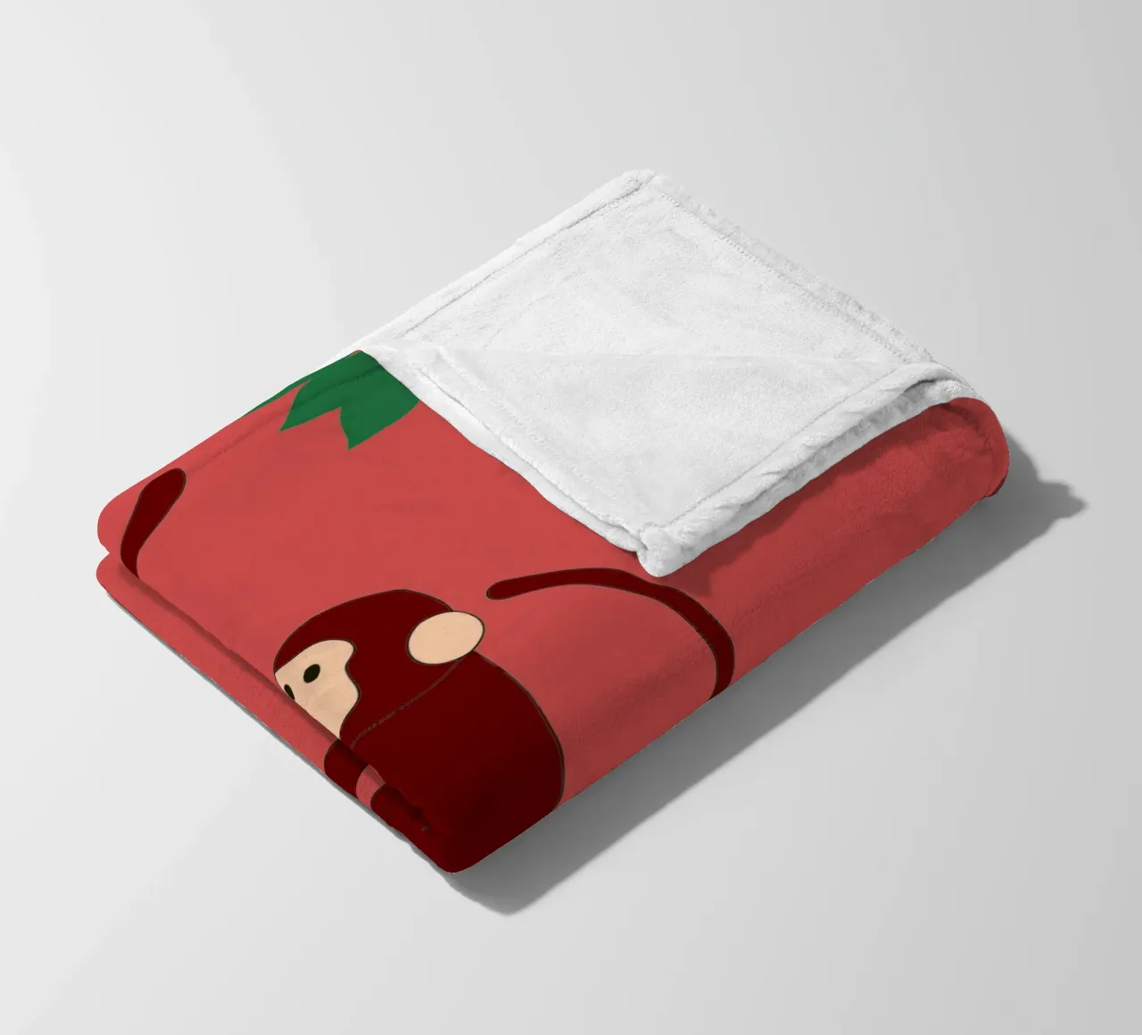 Scimmia e uva coperta in pile da OUR SHOP