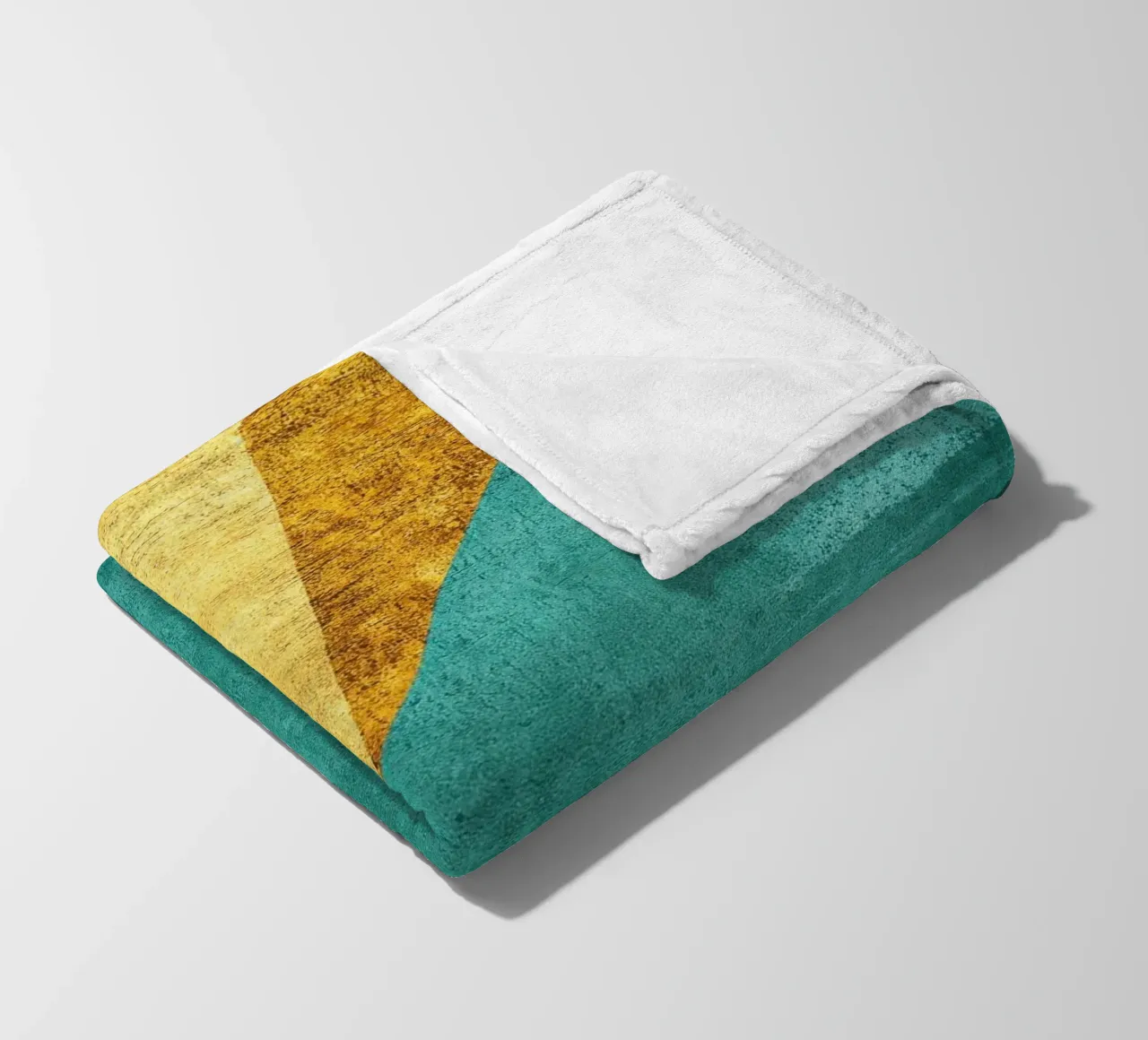 Carta da parati retrò in oro, turchese e nero coperta in pile da Niklas