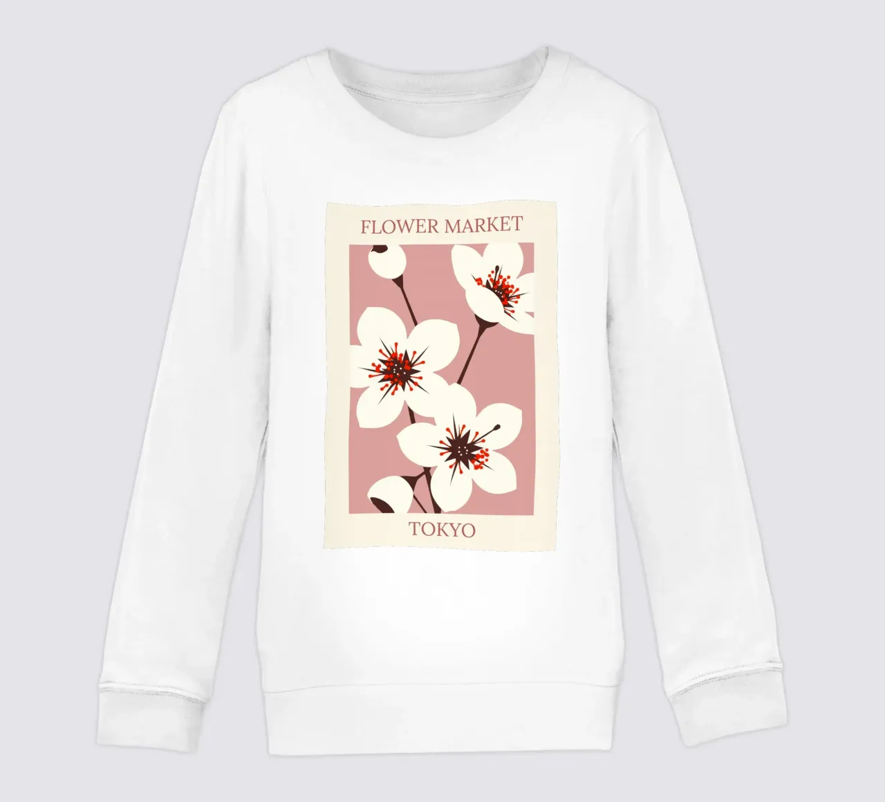 Mercato dei fiori di Tokyo II felpa bambino da HicksShop